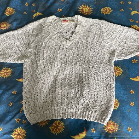 Vintage 80s short sleeve sweater - Picture 1 of 4